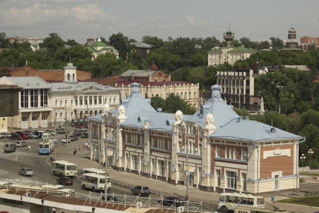 Вид на Воскресенскую гору. Томск